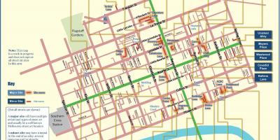 मेलबोर्न सड़क के नक्शे